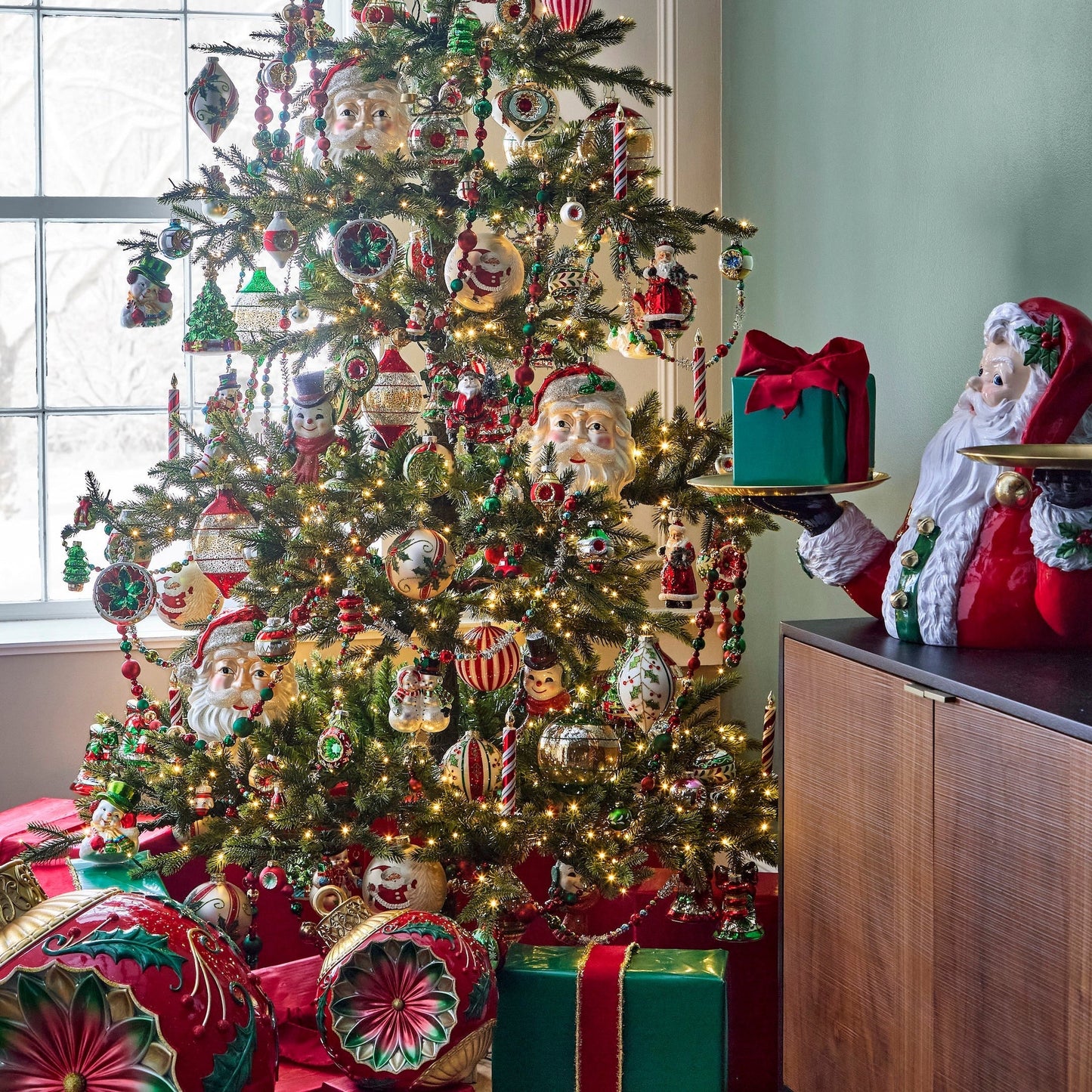 RAZ Imports 5.5" Christmas Tree with Star Glass Christmas Ornament