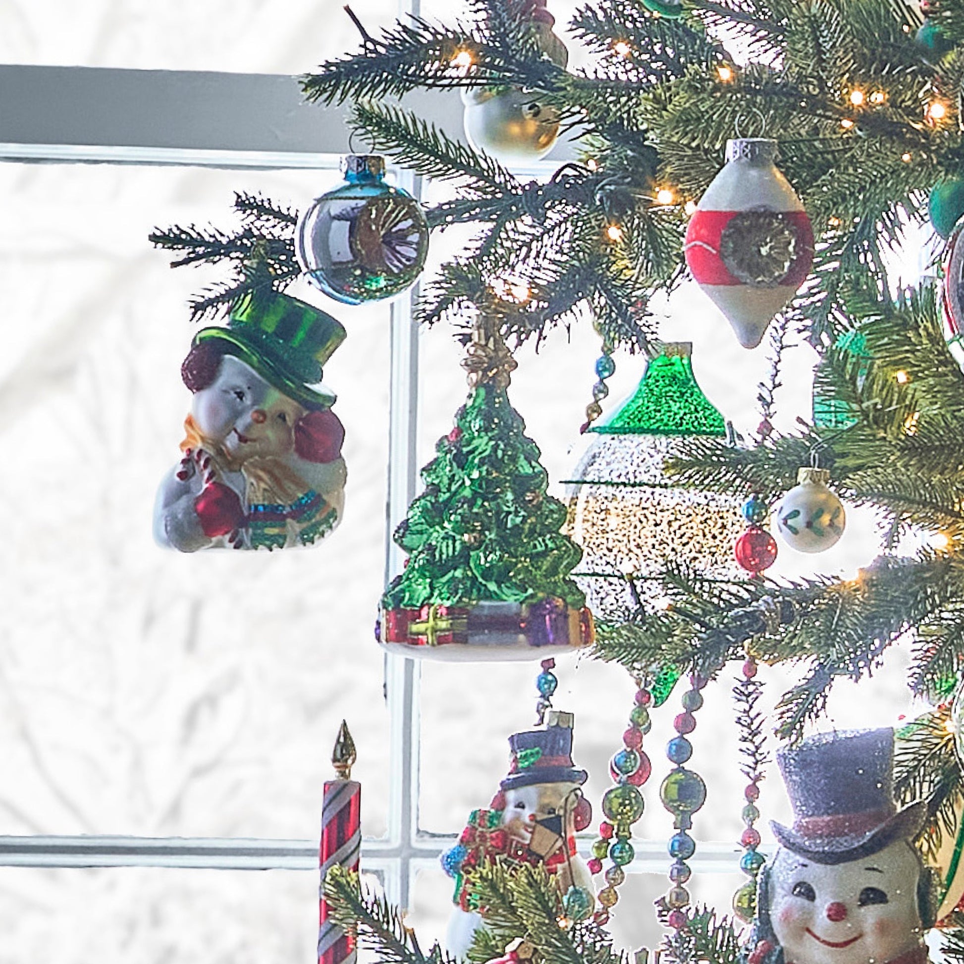 RAZ Imports 5.5" Christmas Tree with Star Glass Christmas Ornament