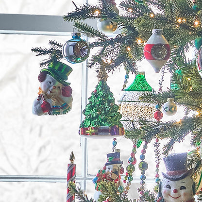 RAZ Imports 5.5" Christmas Tree with Star Glass Christmas Ornament