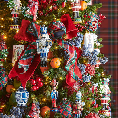 RAZ Imports 27" Iced Blue Berry Cluster Decorative Christmas Tree Spray - Set of 6