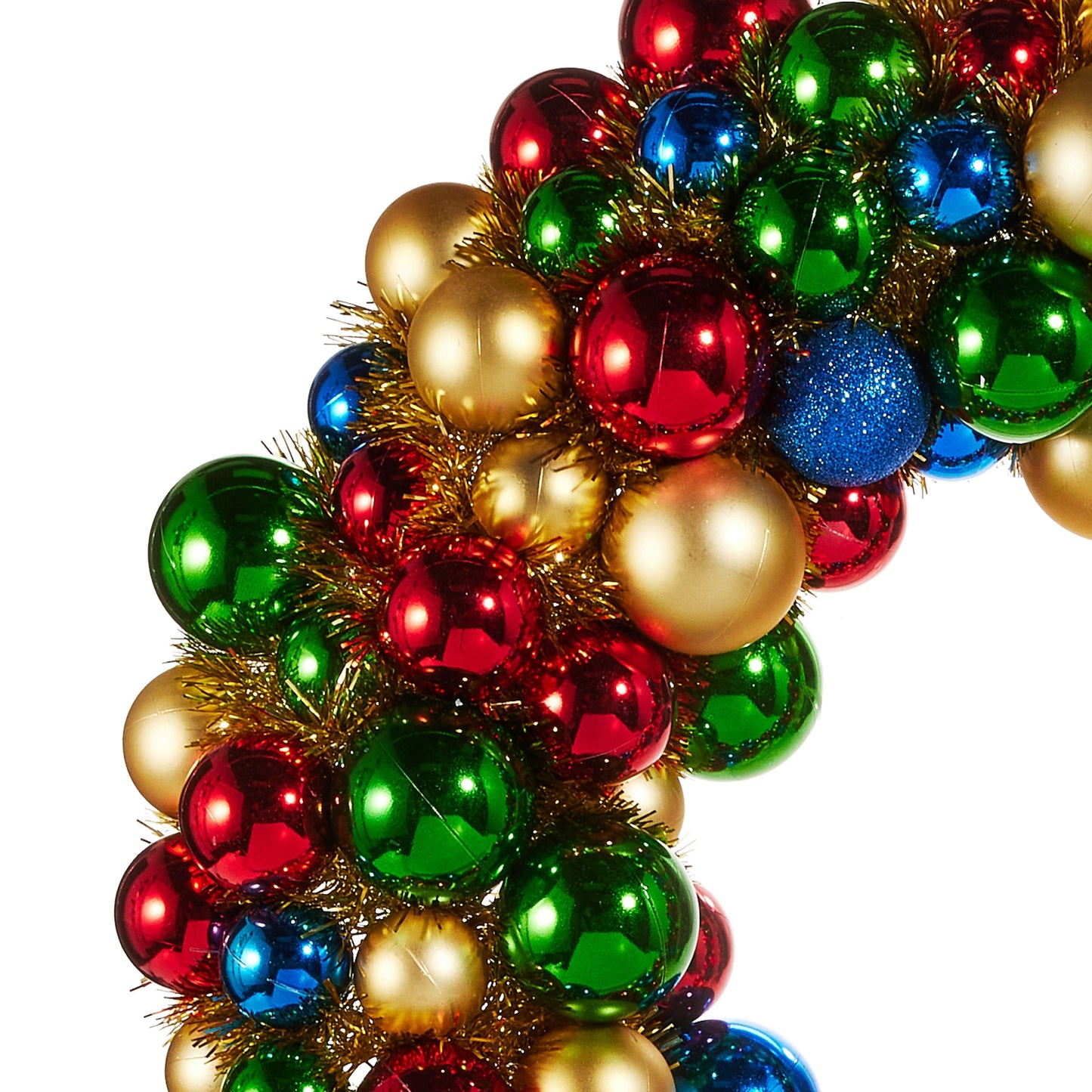 RAZ Imports 24" Nutcracker Shatterproof Ball Ornament Christmas Wreath