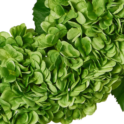 RAZ Imports 24" Lush Green Hydrangea Flower Spring Wreath