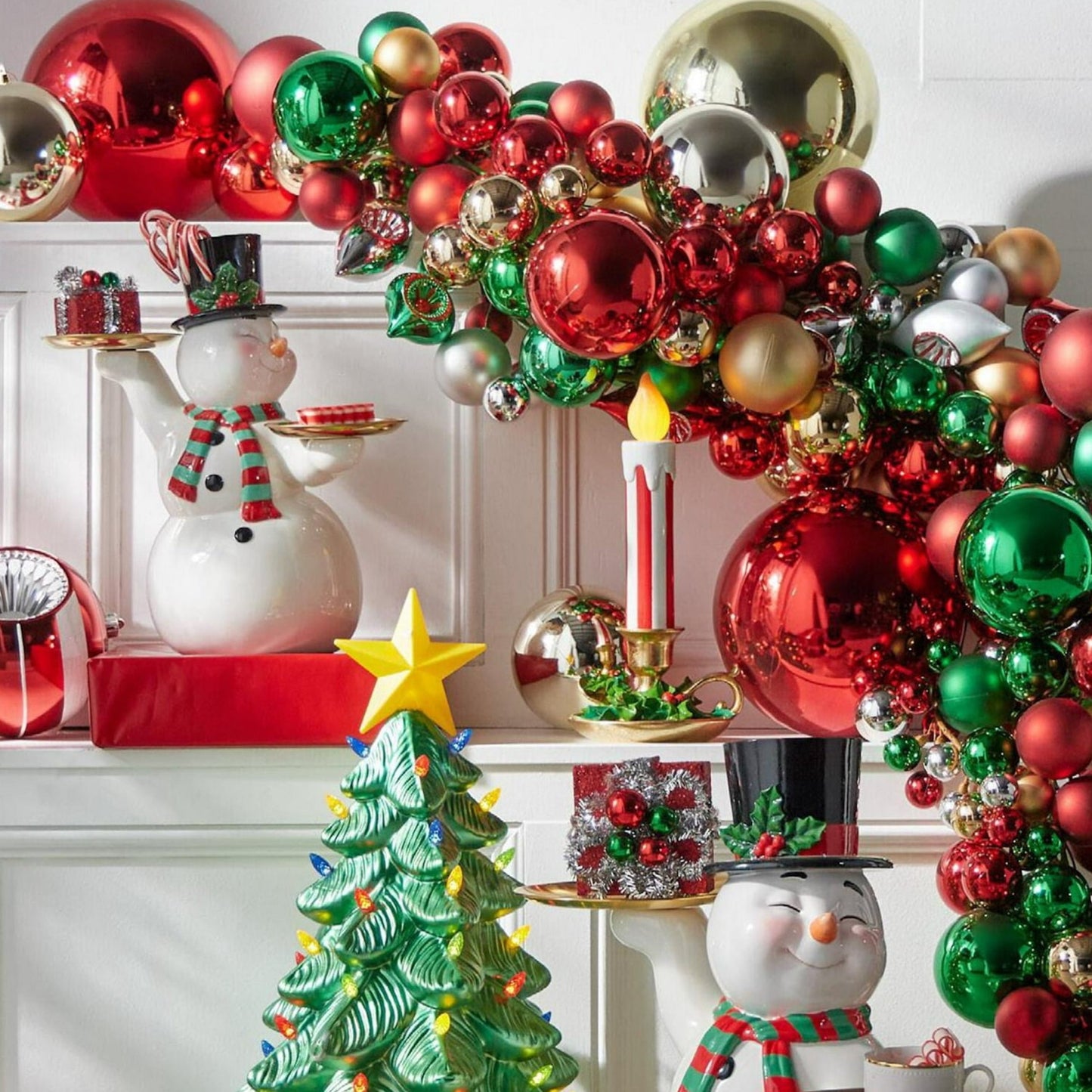 RAZ Imports 10" Large Ball Shatterproof Christmas Ornament