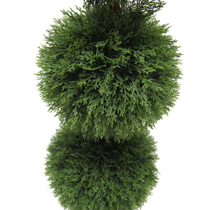 Outdoor Cedar Artificial Ball Topiary