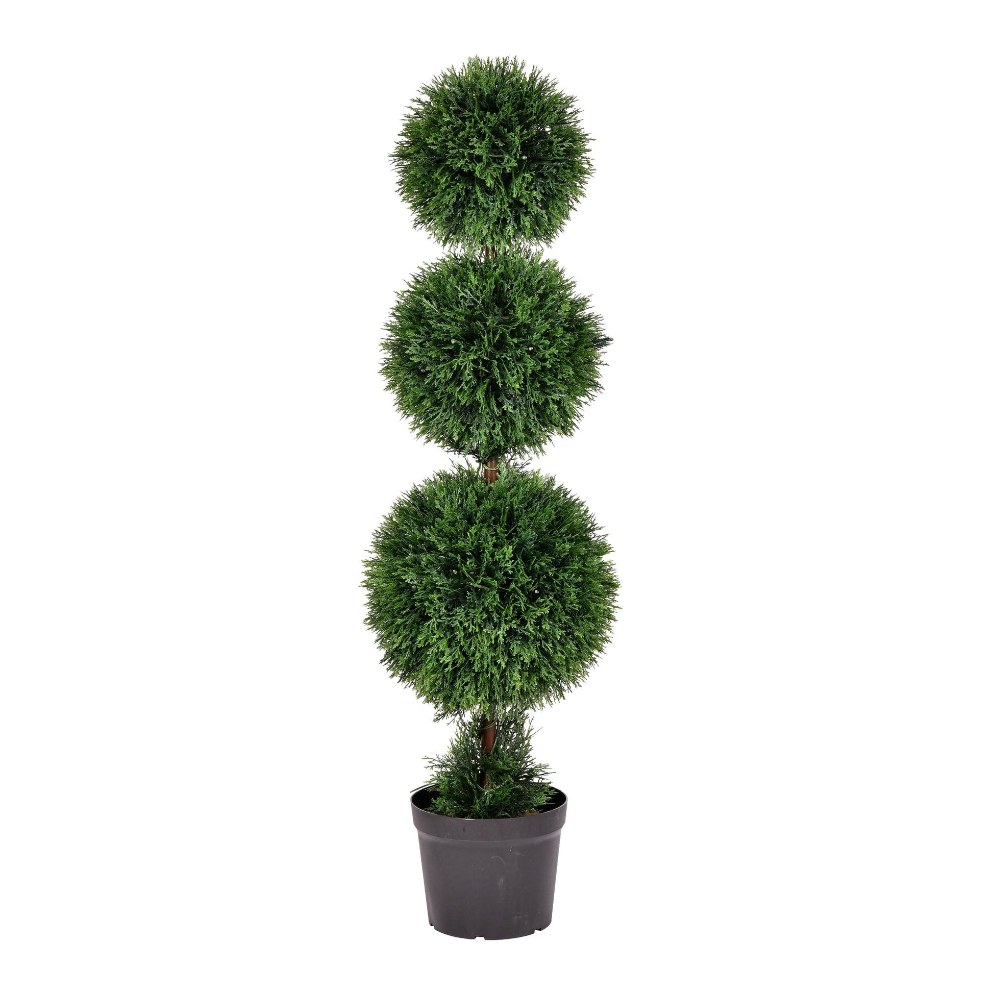 Outdoor Cedar Artificial Ball Topiary