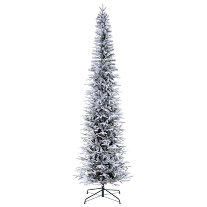 Frosted Bixley Fir Pencil Artificial Christmas Trees