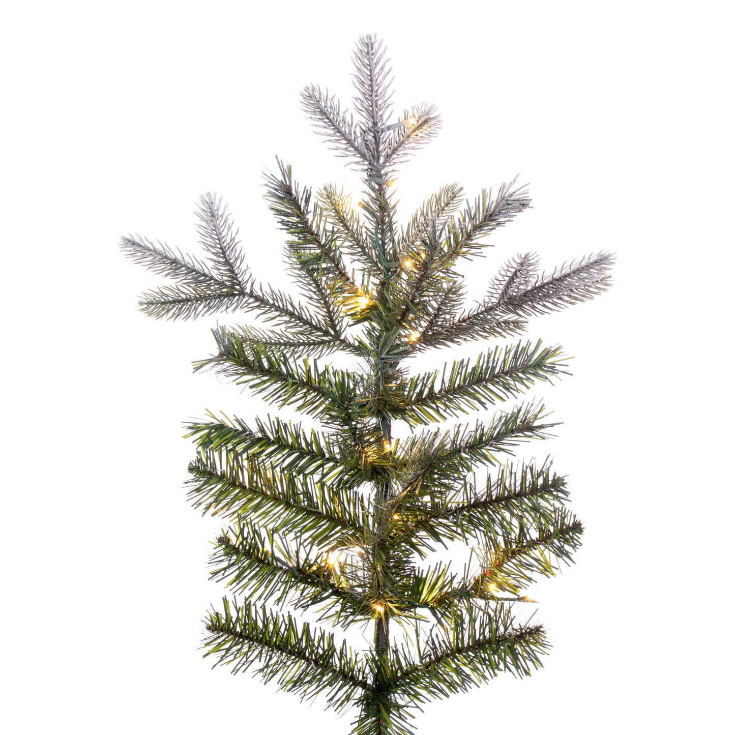 Frosted Douglas Fir Slim Artificial Christmas Trees