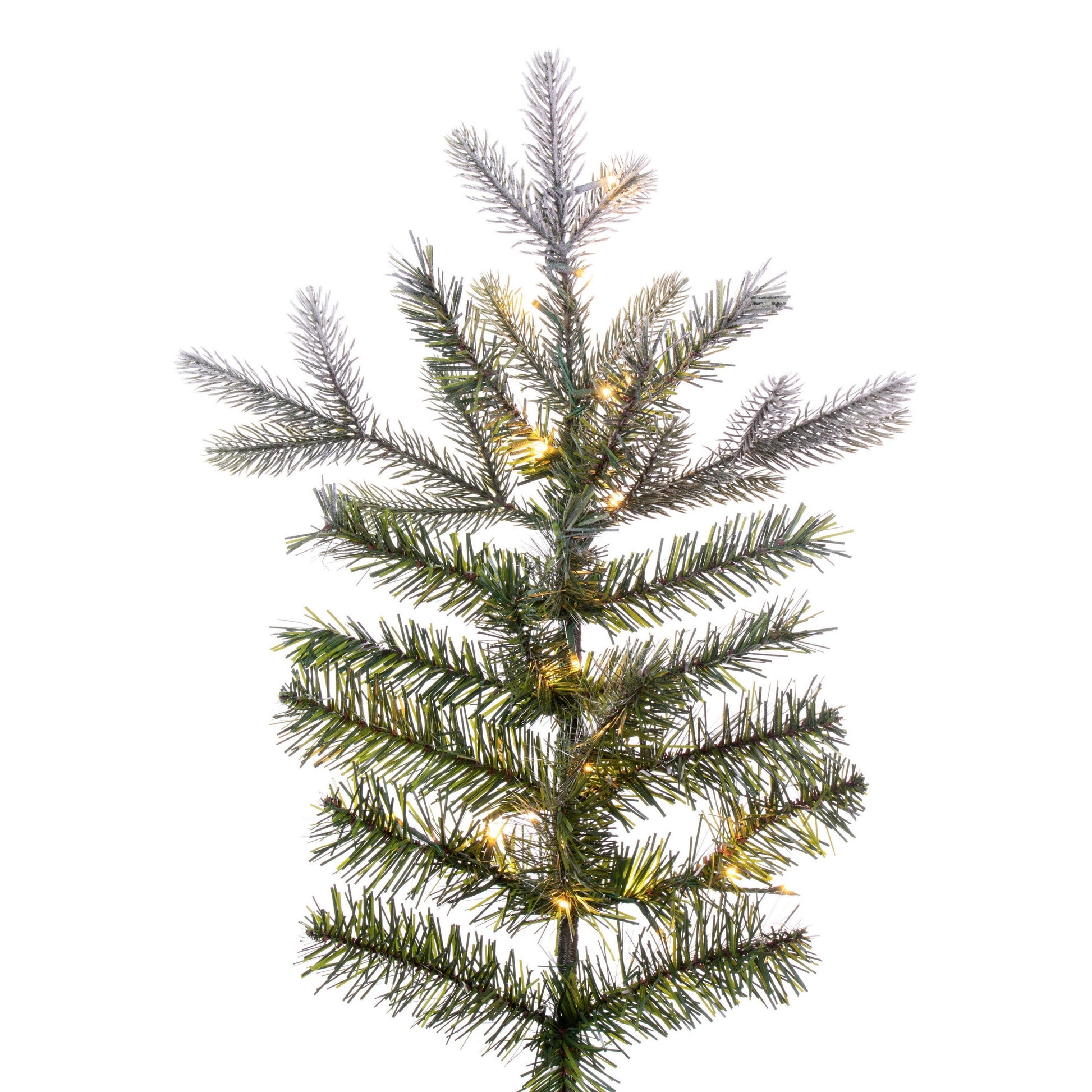 Frosted Douglas Fir Slim Artificial Christmas Trees