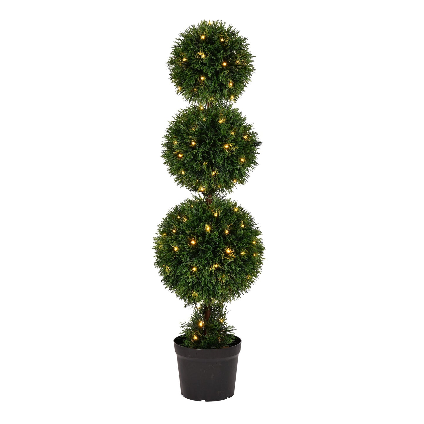 Outdoor Cedar Artificial Ball Topiary