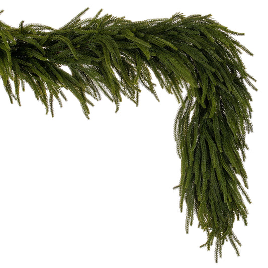 Norfolk Pine Realistic Touch Artificial Christmas Garland