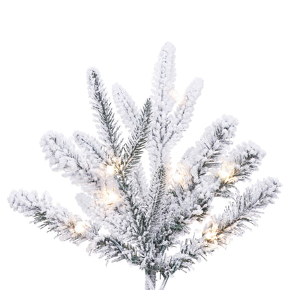 Frosted Tacoma Fraser Fir Pencil Artificial Christmas Trees