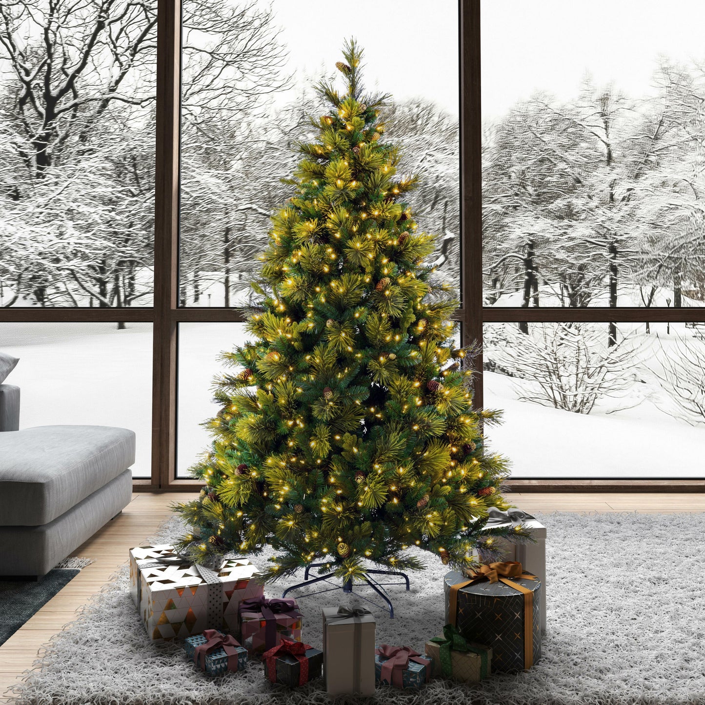 Emerald Mixed Fir Artificial Christmas Trees