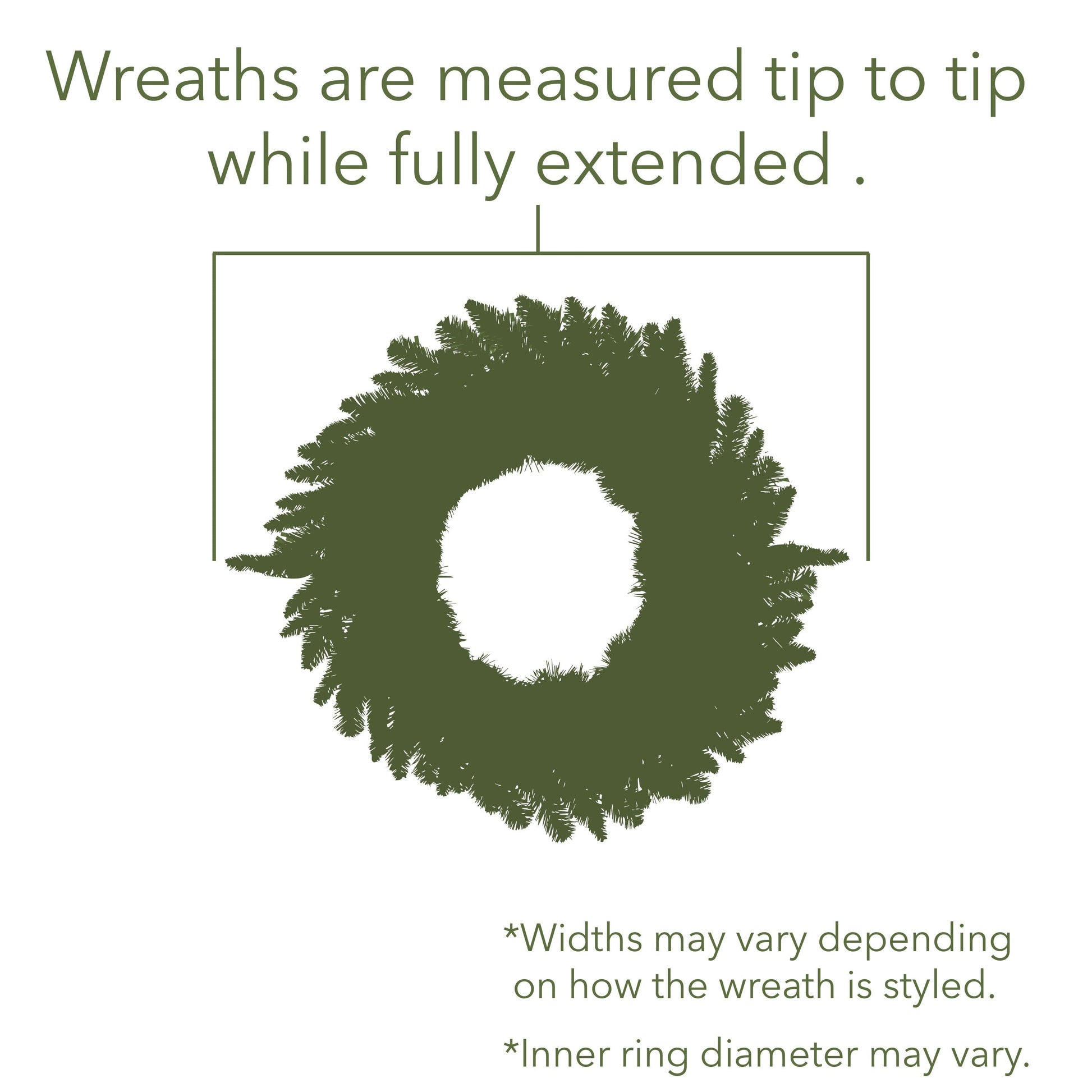 Brighton Pine Artificial Christmas Wreaths