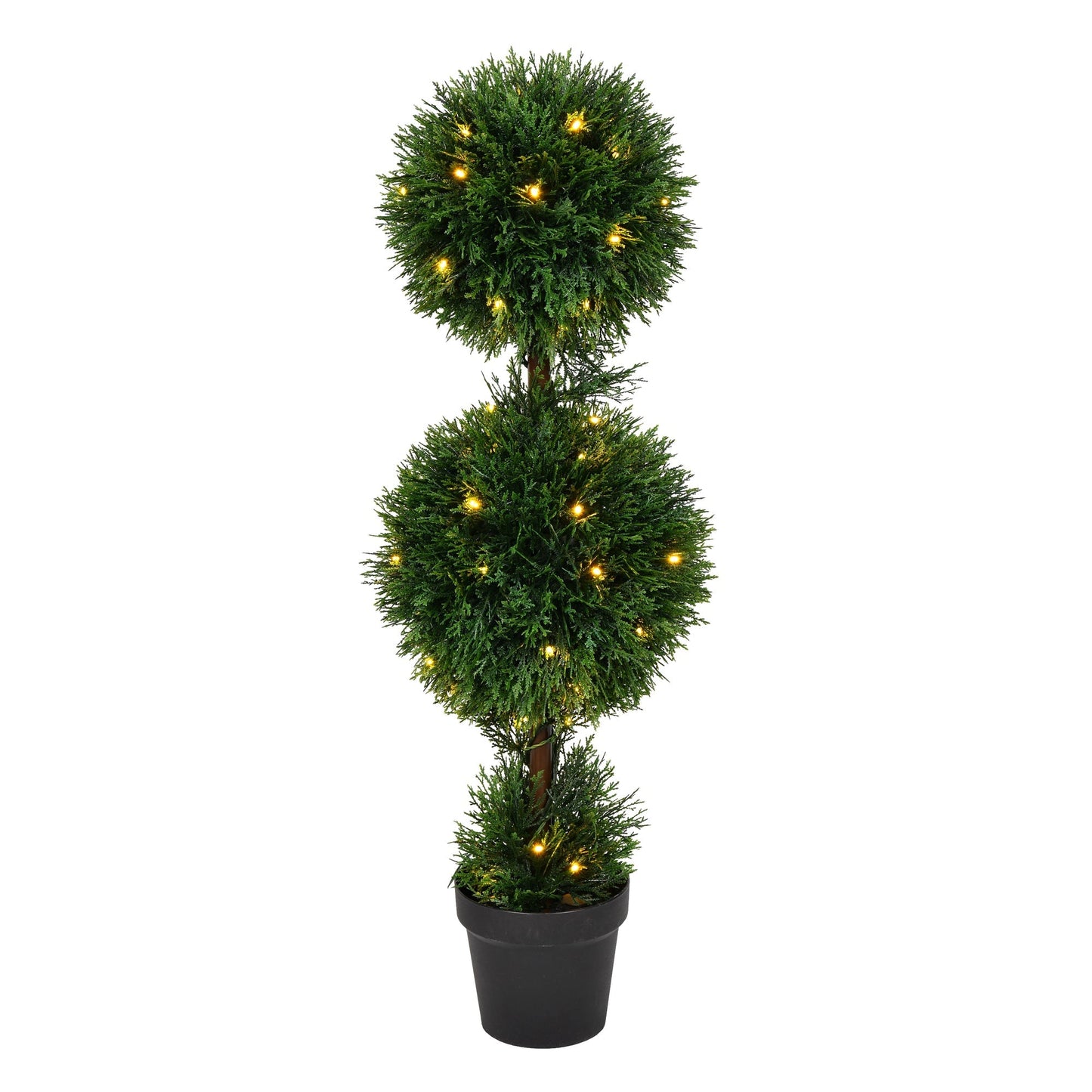 Outdoor Cedar Artificial Ball Topiary