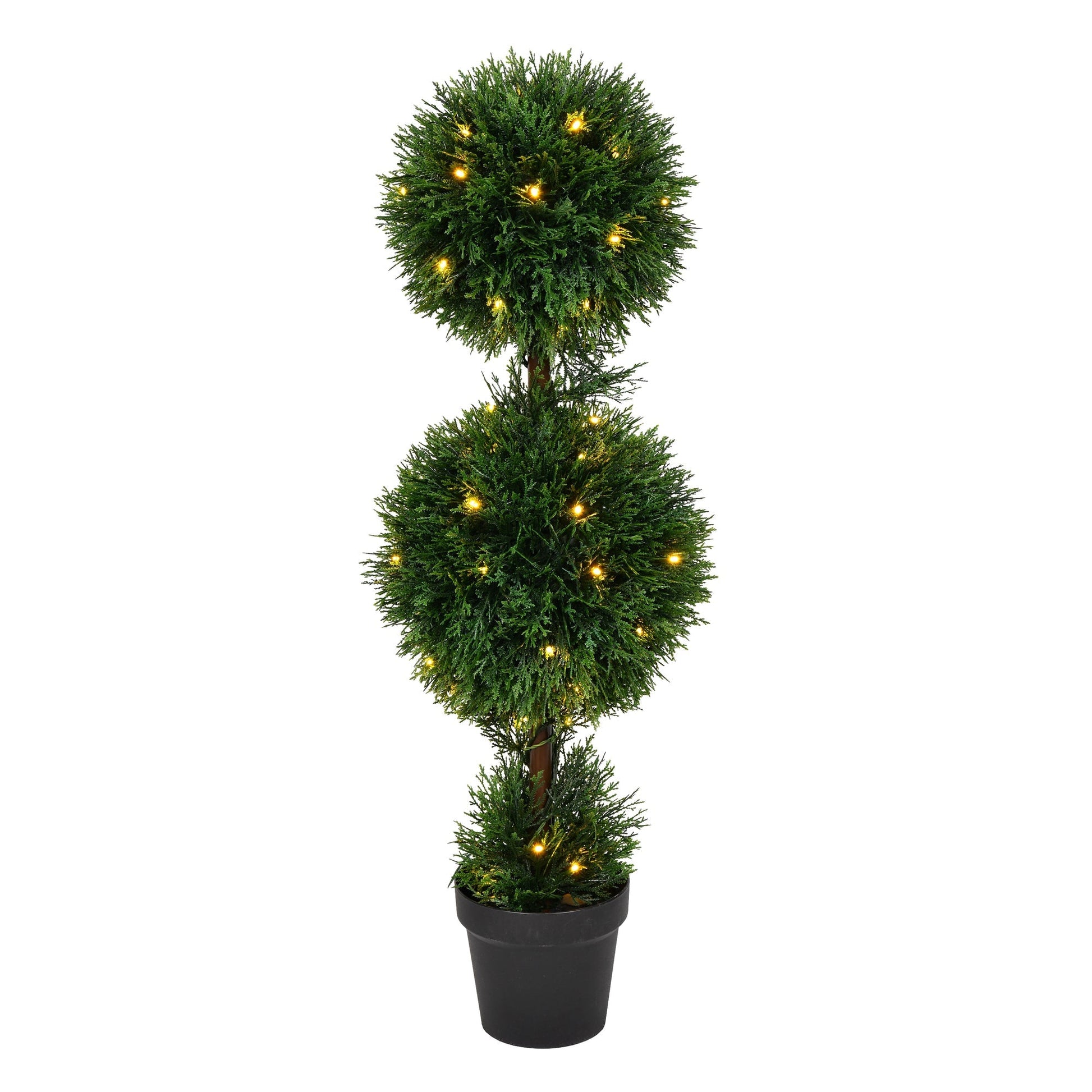 Outdoor Cedar Artificial Ball Topiary
