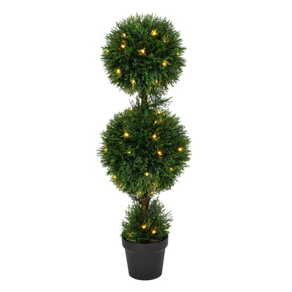 Outdoor Cedar Artificial Ball Topiary