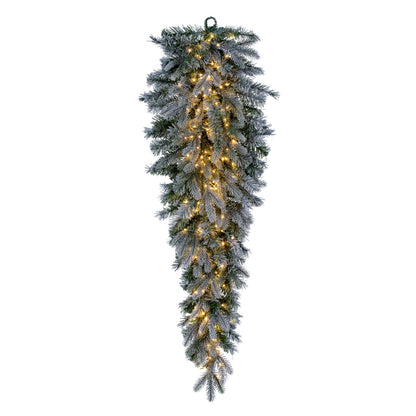 Frosted Douglas Fir Artificial Christmas Swags