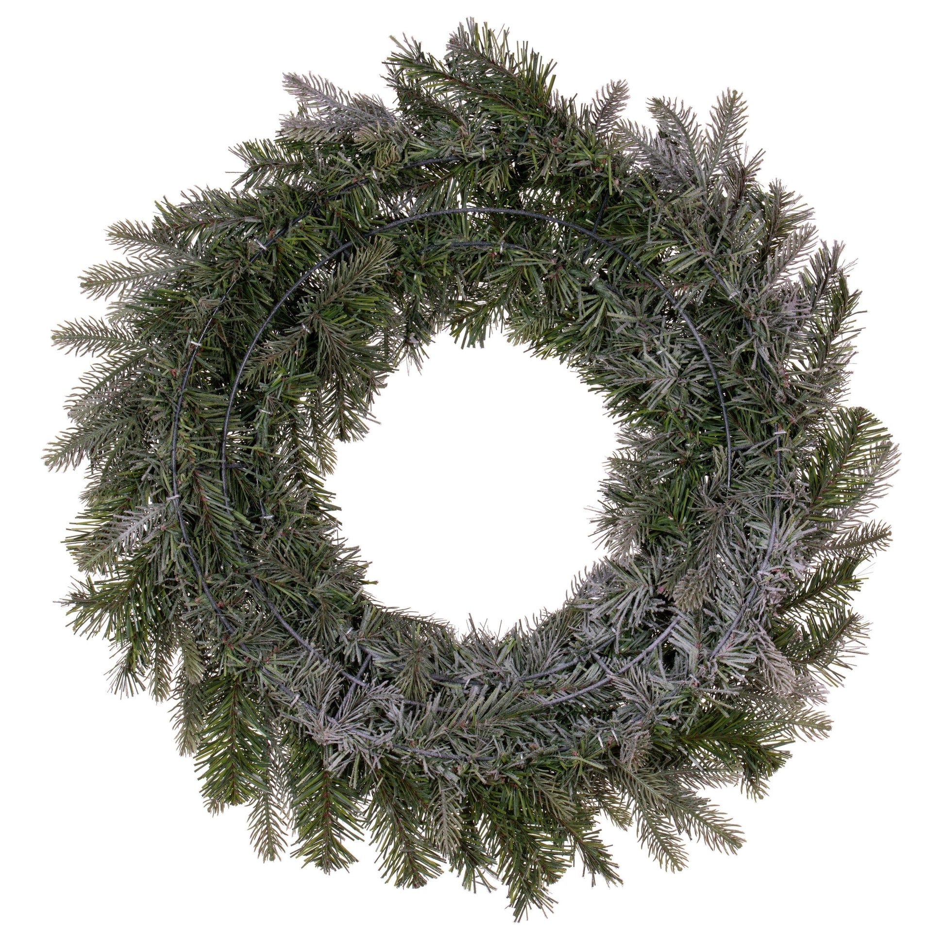 Frosted Douglas Fir Artificial Christmas Wreaths