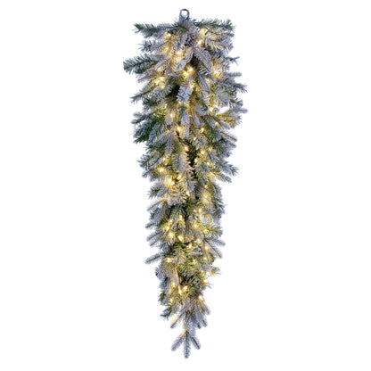 Frosted Douglas Fir Artificial Christmas Swags