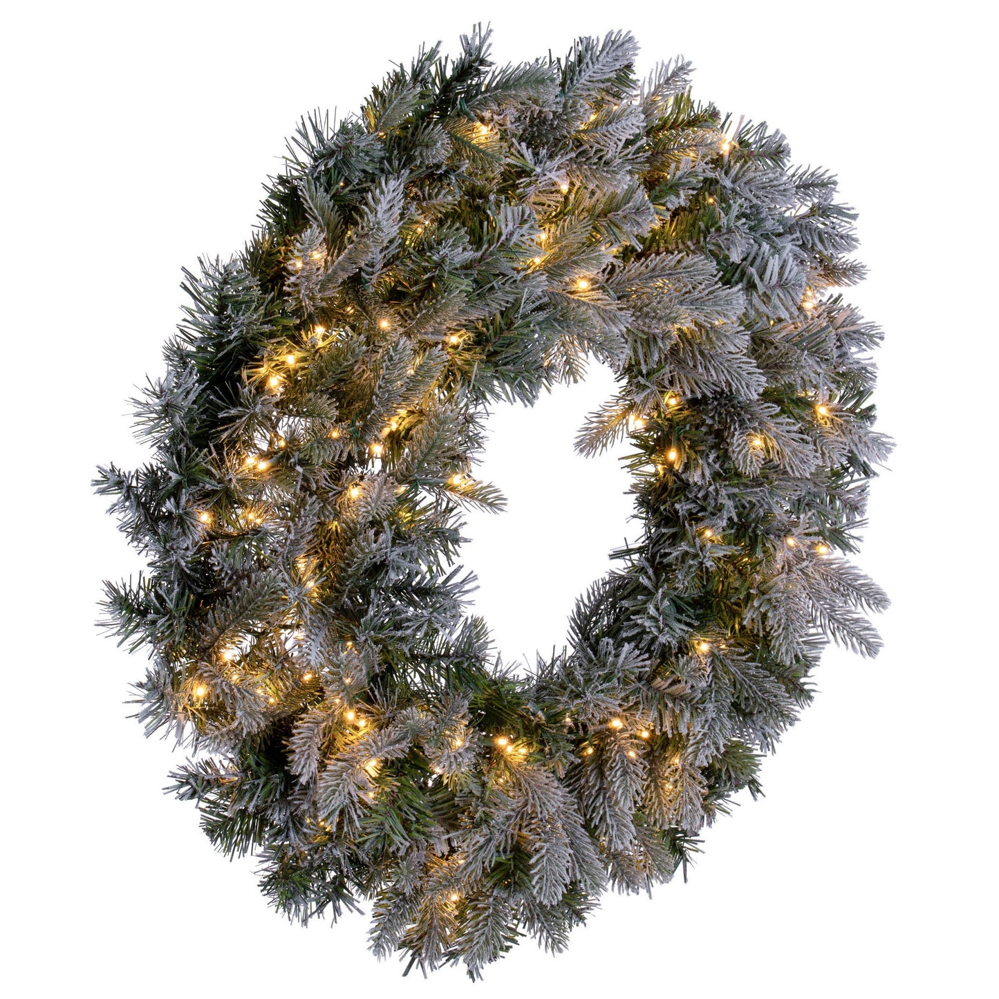 Frosted Douglas Fir Artificial Christmas Wreaths