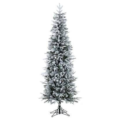 Frosted Tacoma Fraser Fir Pencil Artificial Christmas Trees