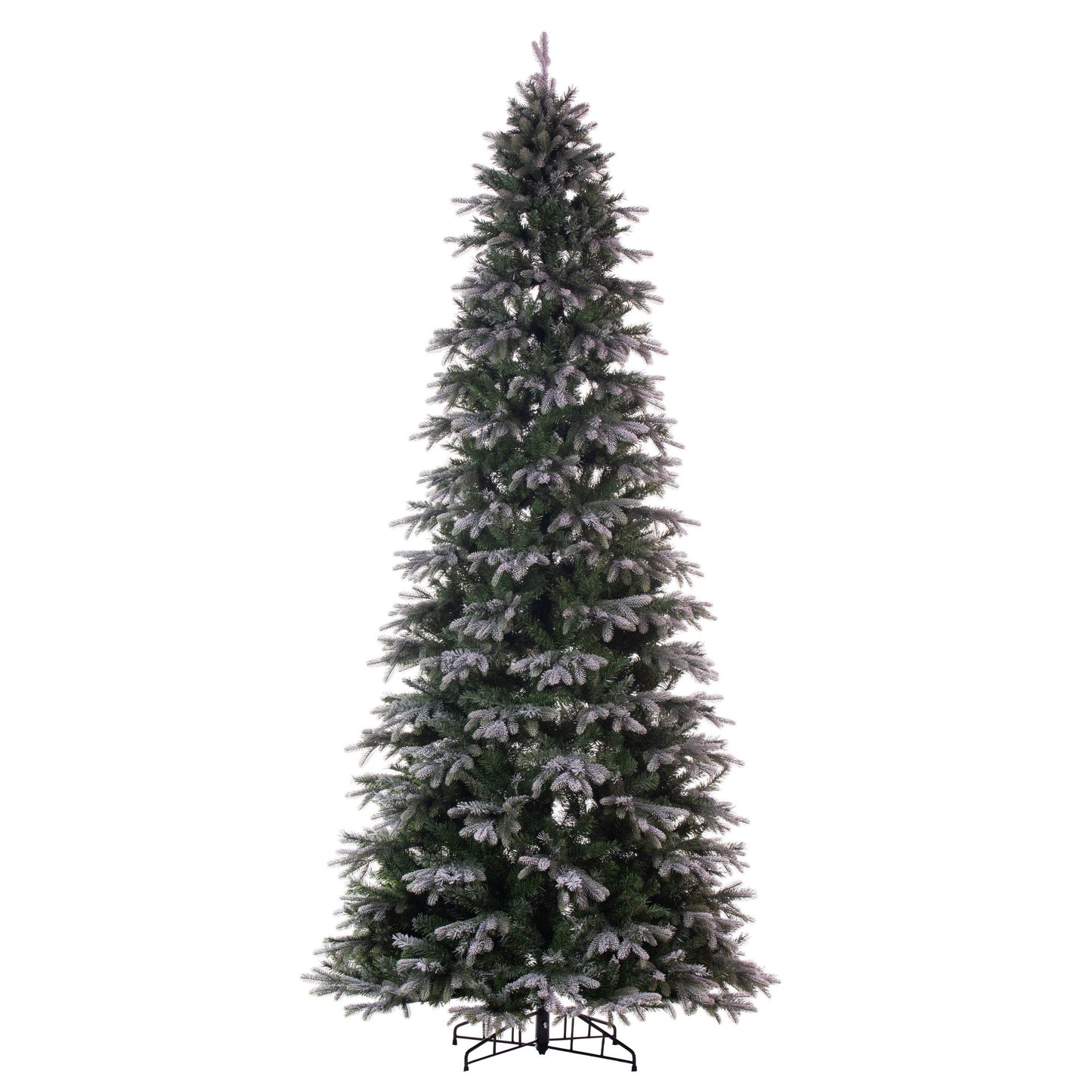 Frosted Douglas Fir Slim Artificial Christmas Trees