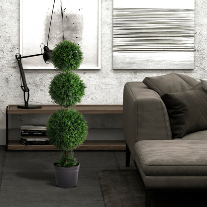 Outdoor Cedar Artificial Ball Topiary