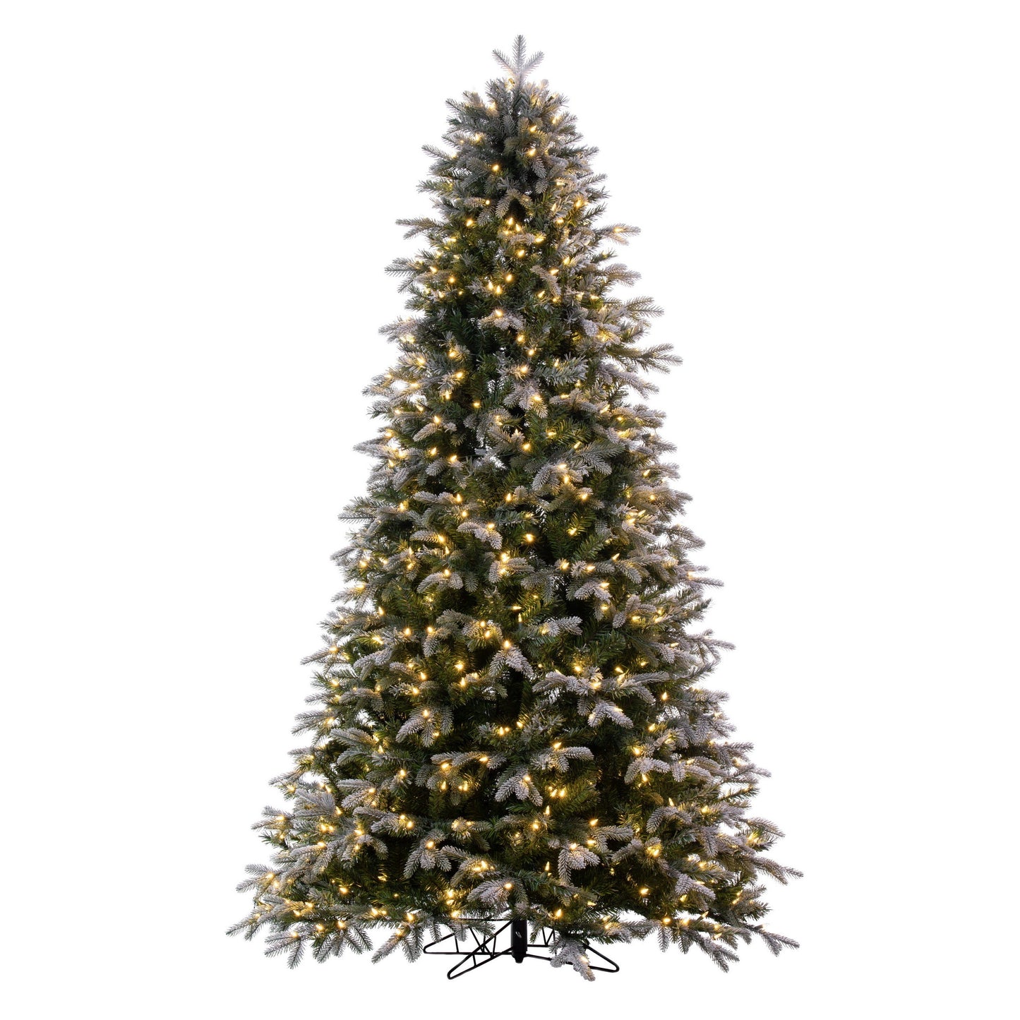 Frosted Douglas Fir Slim Artificial Christmas Trees