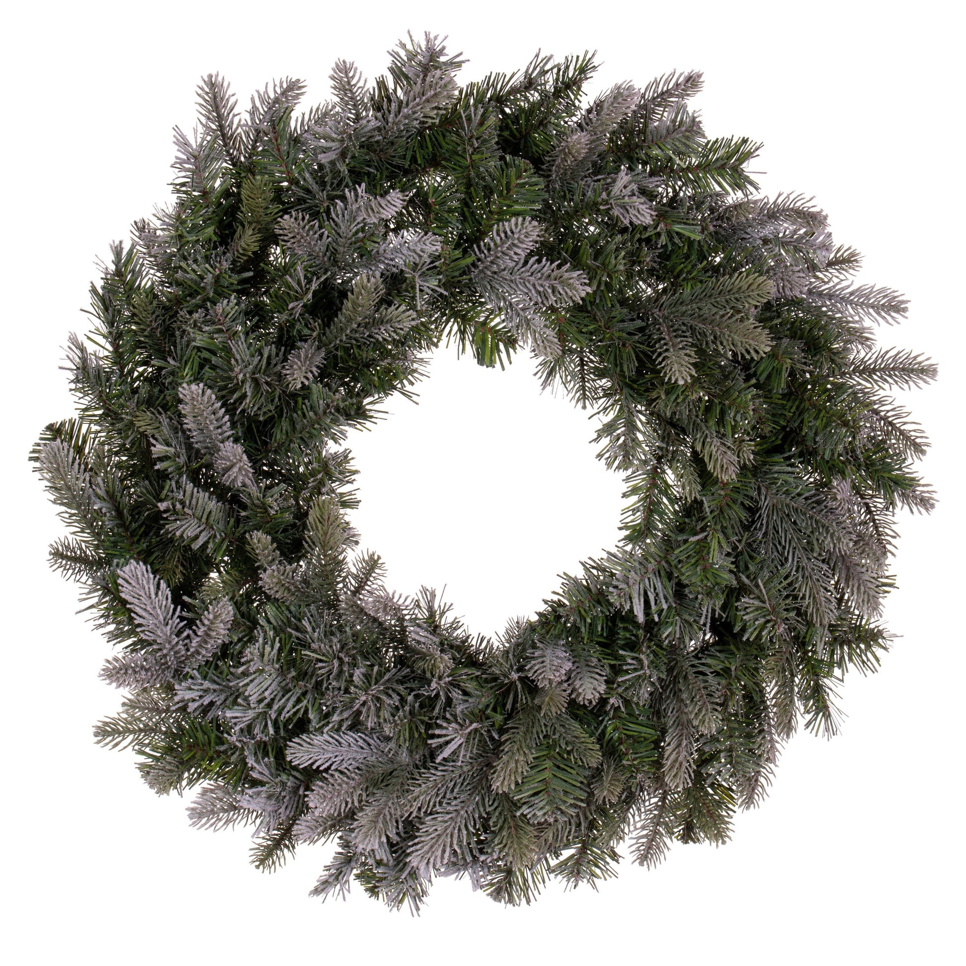 Frosted Douglas Fir Artificial Christmas Wreaths