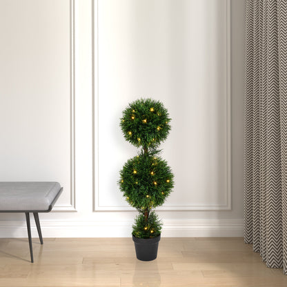 Outdoor Cedar Artificial Ball Topiary
